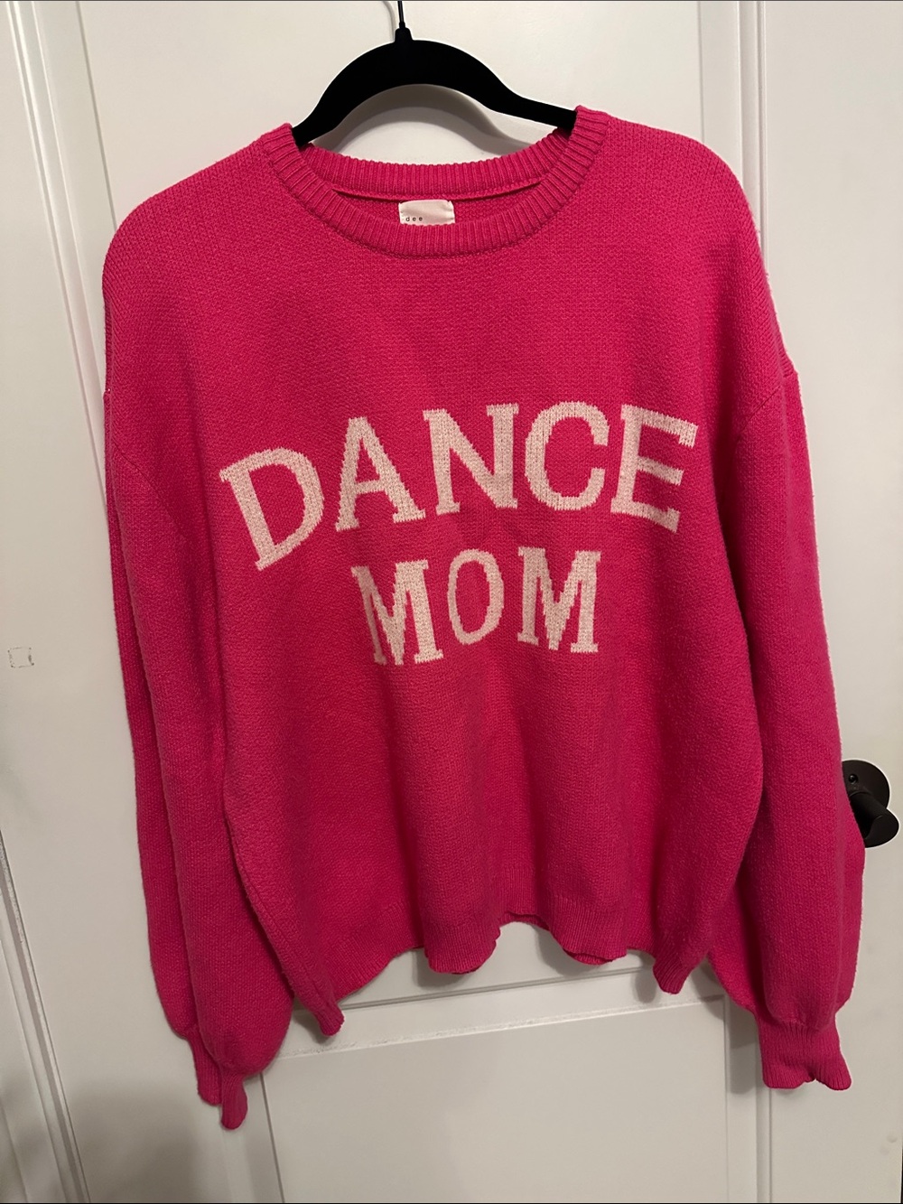 Pink 'Dance Mom' Women's Crewneck Sweater